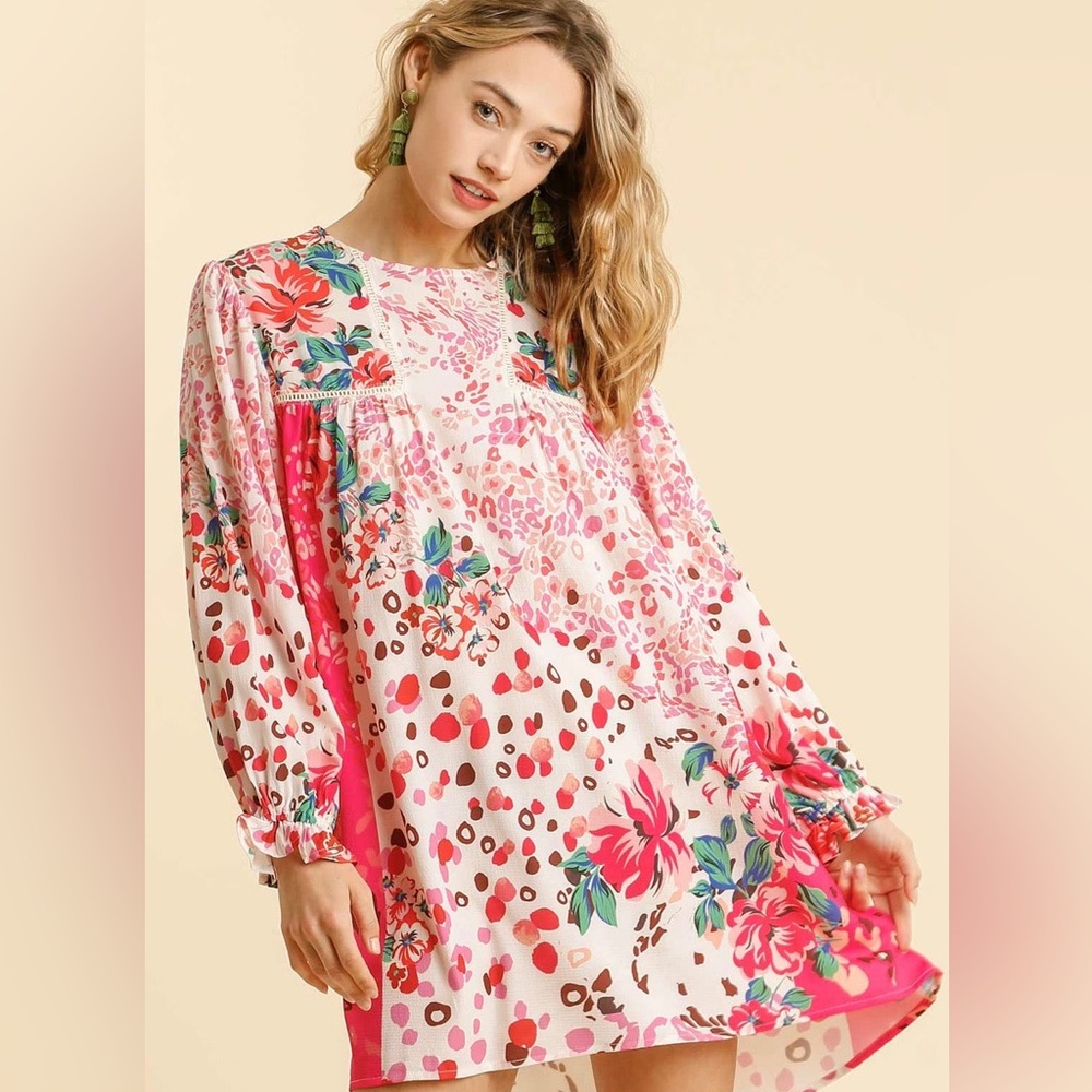 Umgee | Floral Midi Dress